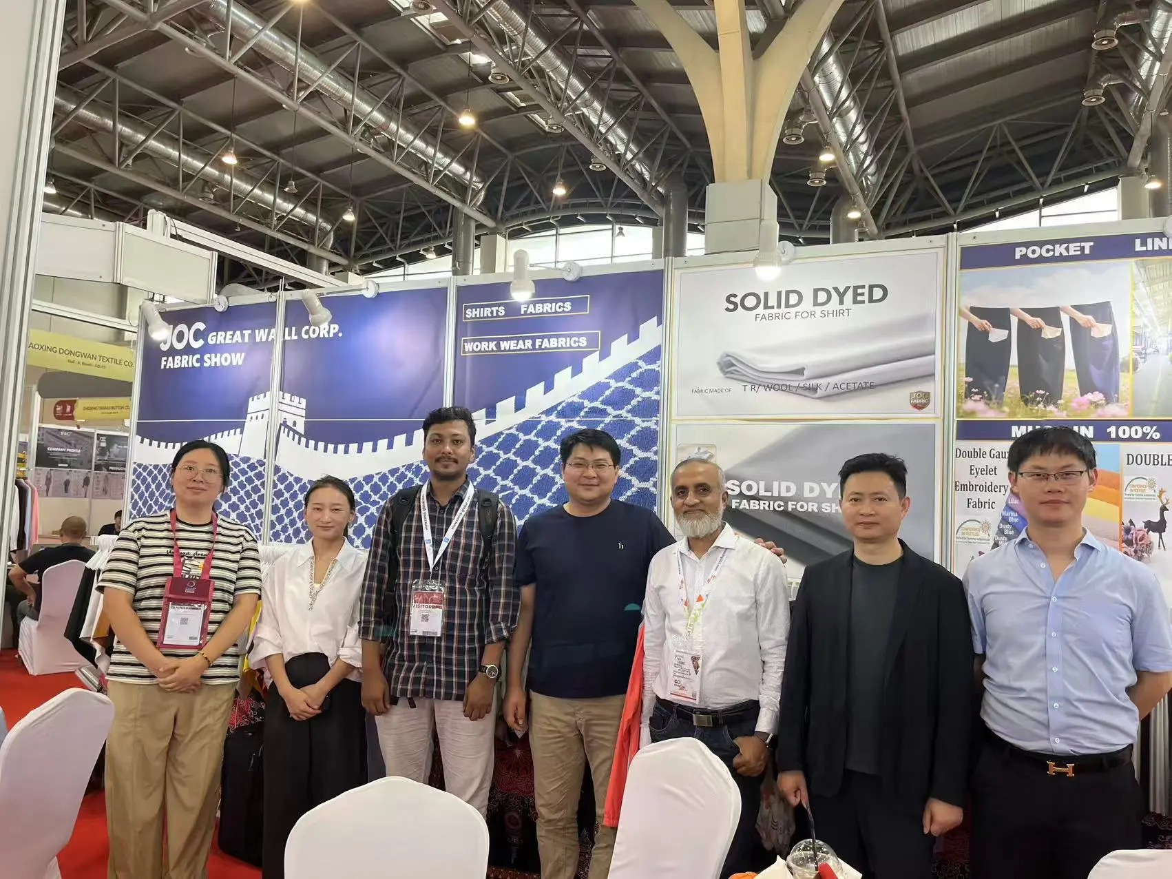 海企长城文章 Joc Great Wall Corp. Participates In The Bangladesh International Textile Accessories, Yarns And Textile Machinery Exhibition